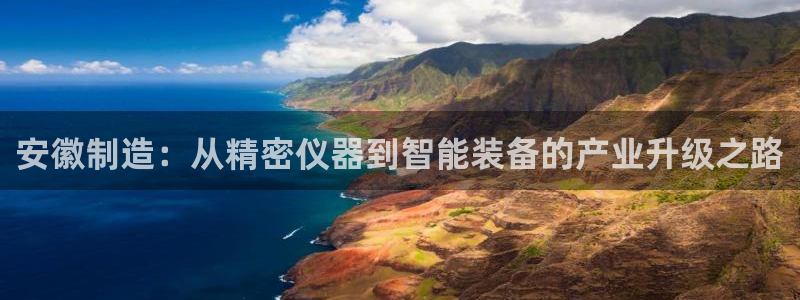 恒行主管总代6ll5l周至：安徽制造：从精密仪器到智能装备的