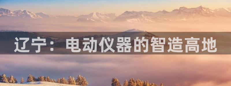 恒行2吕74OOO5：辽宁：电动仪器的智造高地