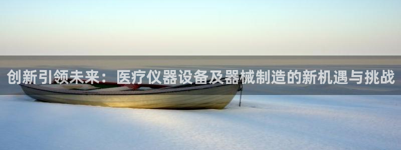 恒行2卫74OOO5：创新引领未来：医疗仪器设备及器械制造的