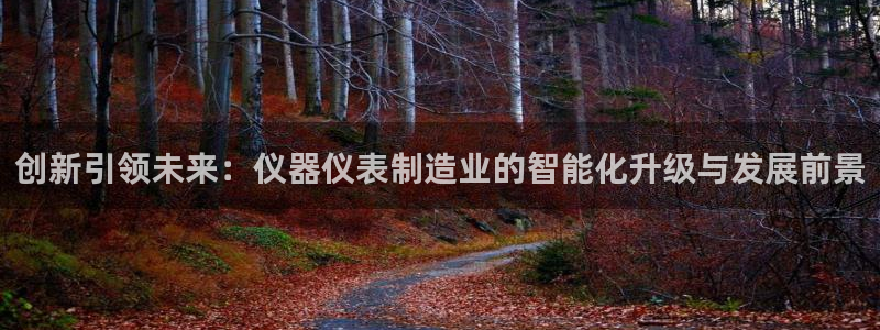 恒行2冯74OOO5：创新引领未来：仪器仪表制造业的智能化升