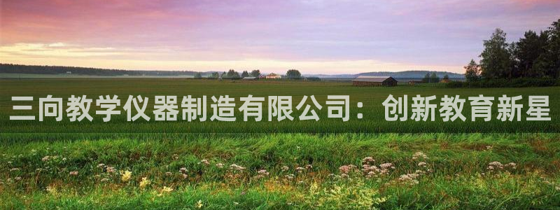 恒行娱乐蒋74OOO5：三向教学仪器制造有限公司：创新教育新