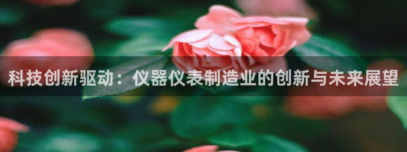 恒行2蒋74OOO5：科技创新驱动：仪器仪表制造业的创新与未