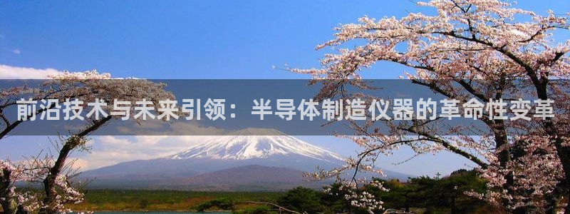 恒行娱乐度74ooo5聘霖：前沿技术与未来引领：半导体制造仪