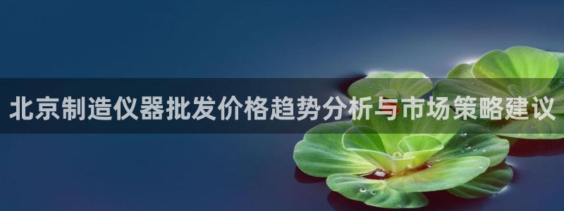 恒行娱乐5ll533主管优雅：北京制造仪器批发价格趋势分析与
