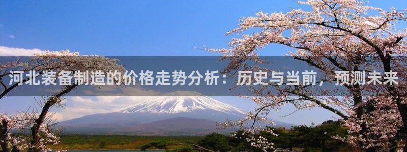 恒行娱乐5ll533主管耐心：河北装备制造的价格走势分析：历