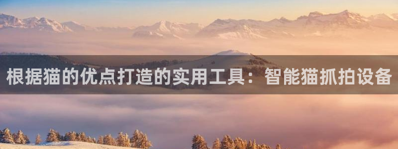 恒行娱乐鸟74ooo5判官：根据猫的优点打造的实用工具：智能