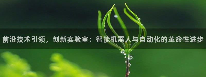 恒行娱乐毓婆74ooo5仪：前沿技术引领，创新实验室：智能机